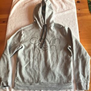 Calvin Klein Grey hooded sweatshirt